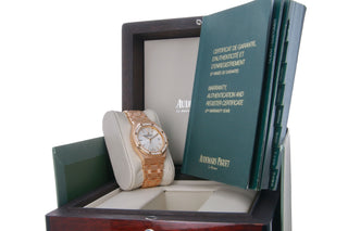 AUDEMARS PIGUET ROYAL OAK 37MM (20BP) #15451O (FACTORY DIAMOND BEZEL)