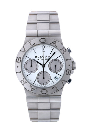 BVLGARI DIAGONO CHRONOGRAPH 35MM #CH35S