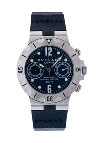 BVLGARI SCUBA DIAGONO CHRONOGRAPH 38MM #SCB38S