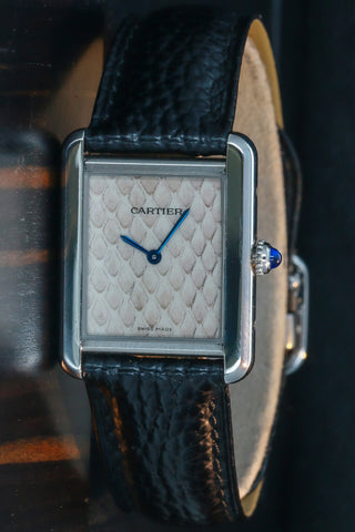 CARTIER TANK SOLO PYTHON Dial Rare  #3170