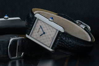 CARTIER TANK SOLO PYTHON Dial Rare  #3170