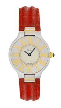 Cartier De Must 21 Stainless Steel And Gold Plated 31mm
