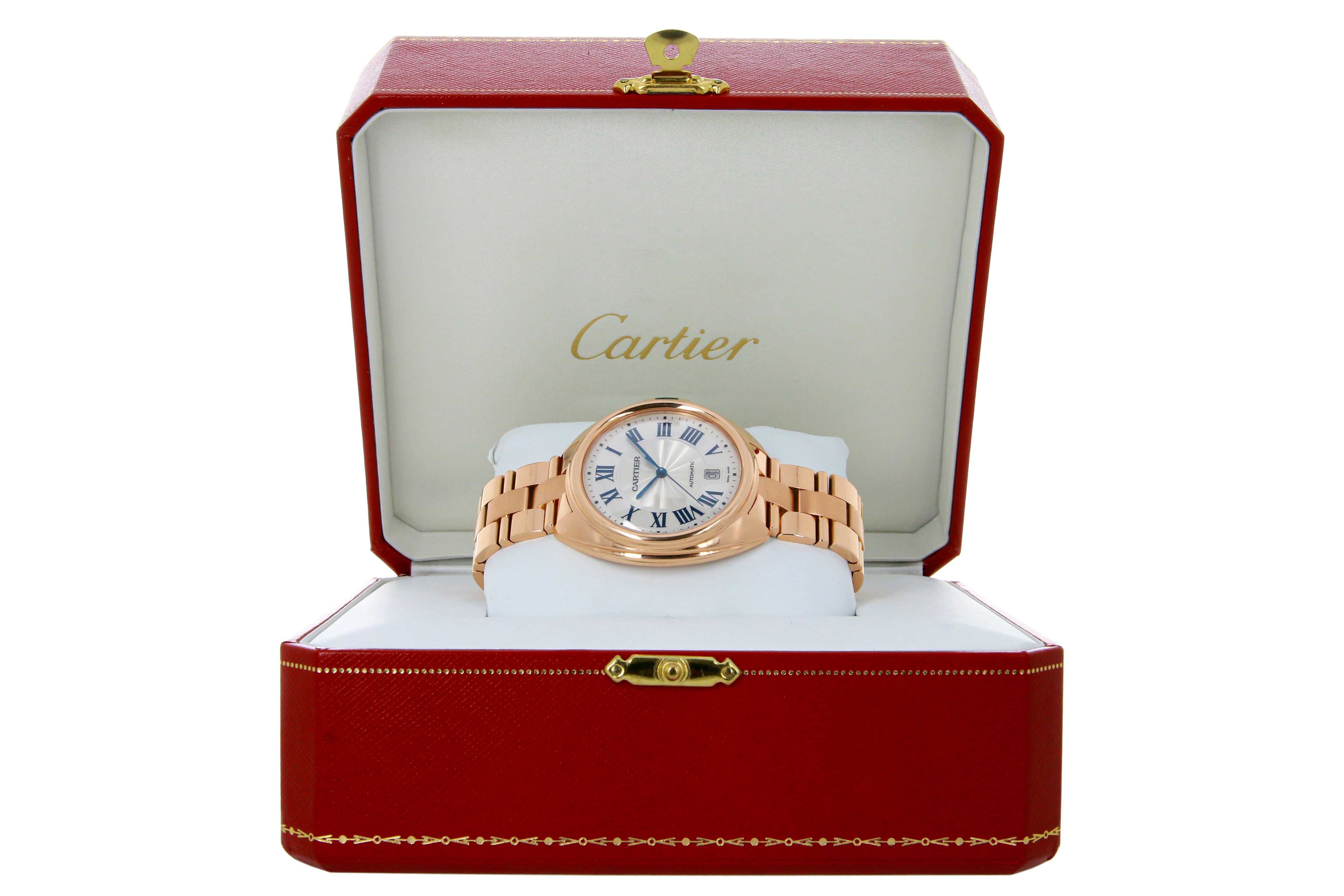 Cartier Cle de 40mm - Pink Gold – WATCHFINDER CANADA