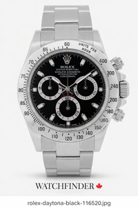Rolex Daytona Cosmograph BLACK Stainless Steel 40mm 116520(APOS)