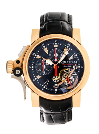 GRAHAM  46MM GOLD CHRONOFIGHTER B+P #2TTAR.BO3A.C86B