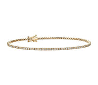 CUSTOM MADE LAB GROWN LADIES TENNIS BRACELET