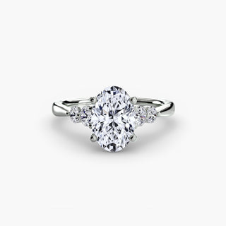 Solitaire with Shoulder Accents 2