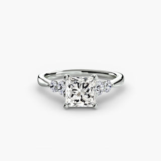 Solitaire with Shoulder Accents 2