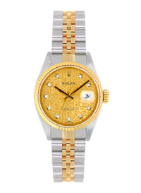 ROLEX DATJUST 26MM  FACTORY DIAMOND DIAL (96)