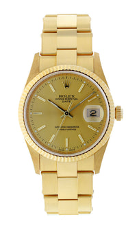 ROLEX Date #15238 34MM (BPS03) MINT