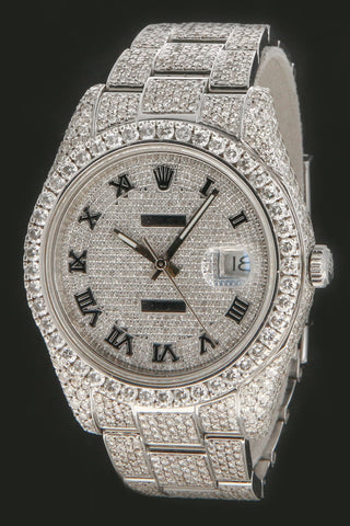 Rolex Datejust 41mm (18BP) Custom diamonds
