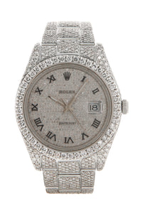 Rolex Datejust 41mm (18BP) Custom diamonds
