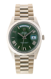 Rolex Day-Date 40 Olive Green Arabic Dial 228239 (PB25)