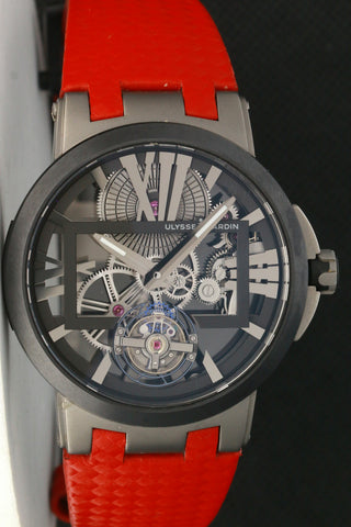 ULYSSE NARDIN EXECUTIVE SKELETON TOURBILLON 44MM #1713-139