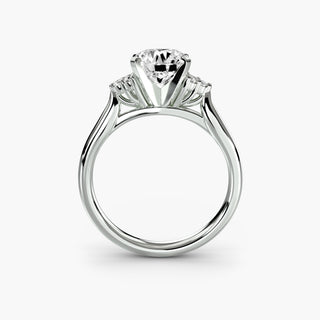 Solitaire with Cluster Shoulders 2
