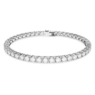 14KT WHITE GOLD LAB DIAMOND TENNIS BRACELET 5.40CT