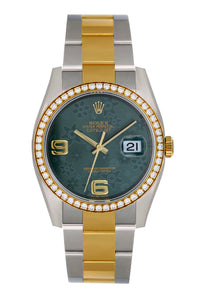 ROLEX DATEJUST 36MM (FACTORY DIAMOND BEZEL) #116243 (2018)