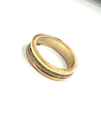 WF 18KT YELLOW GOLD RING WITH DIAMONDS SIZE 6