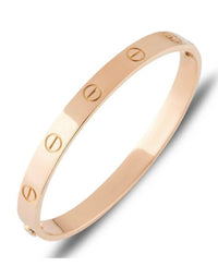 WF CARTIER LOVE BRACELET SIZE 21 ROSE GOLD (FACTORY FROM CARTIER)(BP) RECEIPTS FROM CARTIER