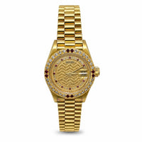 ROLEX DATEJUST 26MM (BP00) #69178 FACTORY STRING DIAMOND